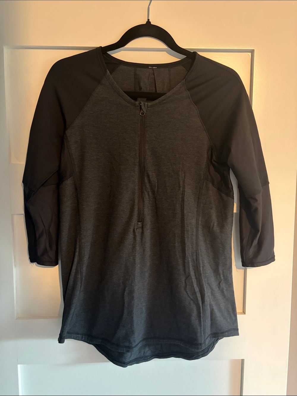 Lululemon Black Zip-Front Top